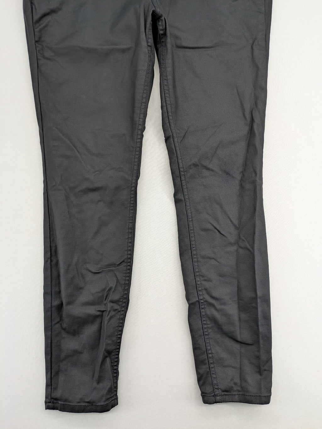 Tom Tailor Denim grey extra skinny jeans with coated finish and classic five-pocket design.