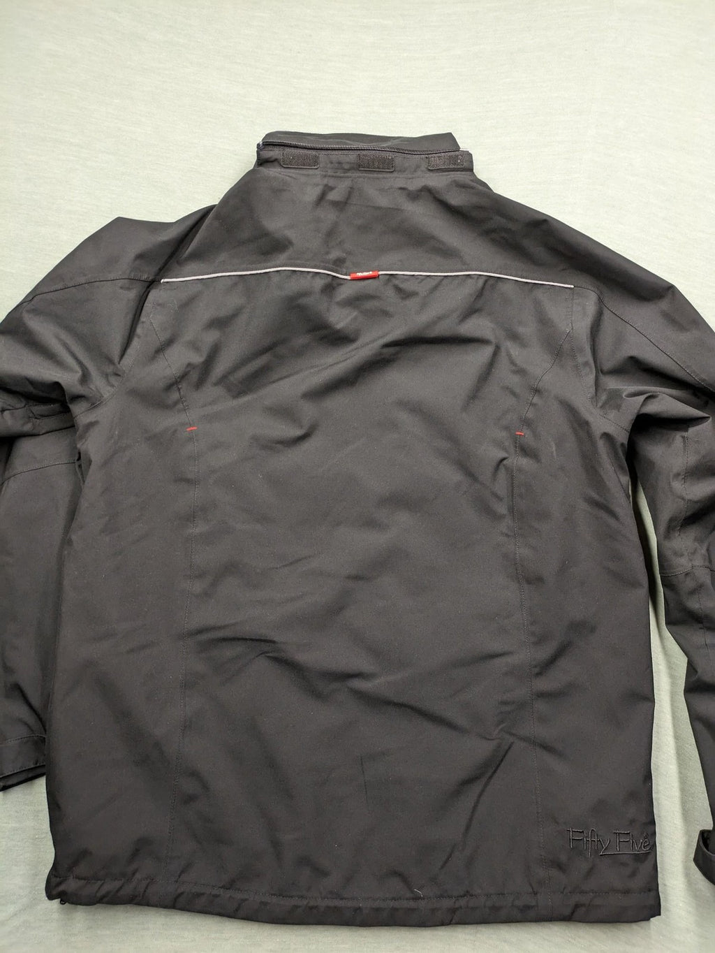 Fifty Five black outdoor jacket FIVE-TEX technology, full zip, stylish design.