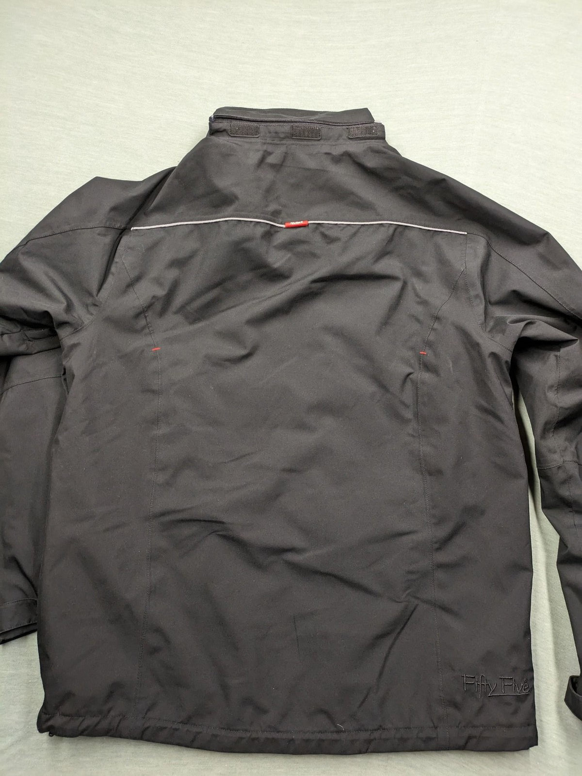 Fifty Five black outdoor jacket FIVE-TEX technology, full zip, stylish design.