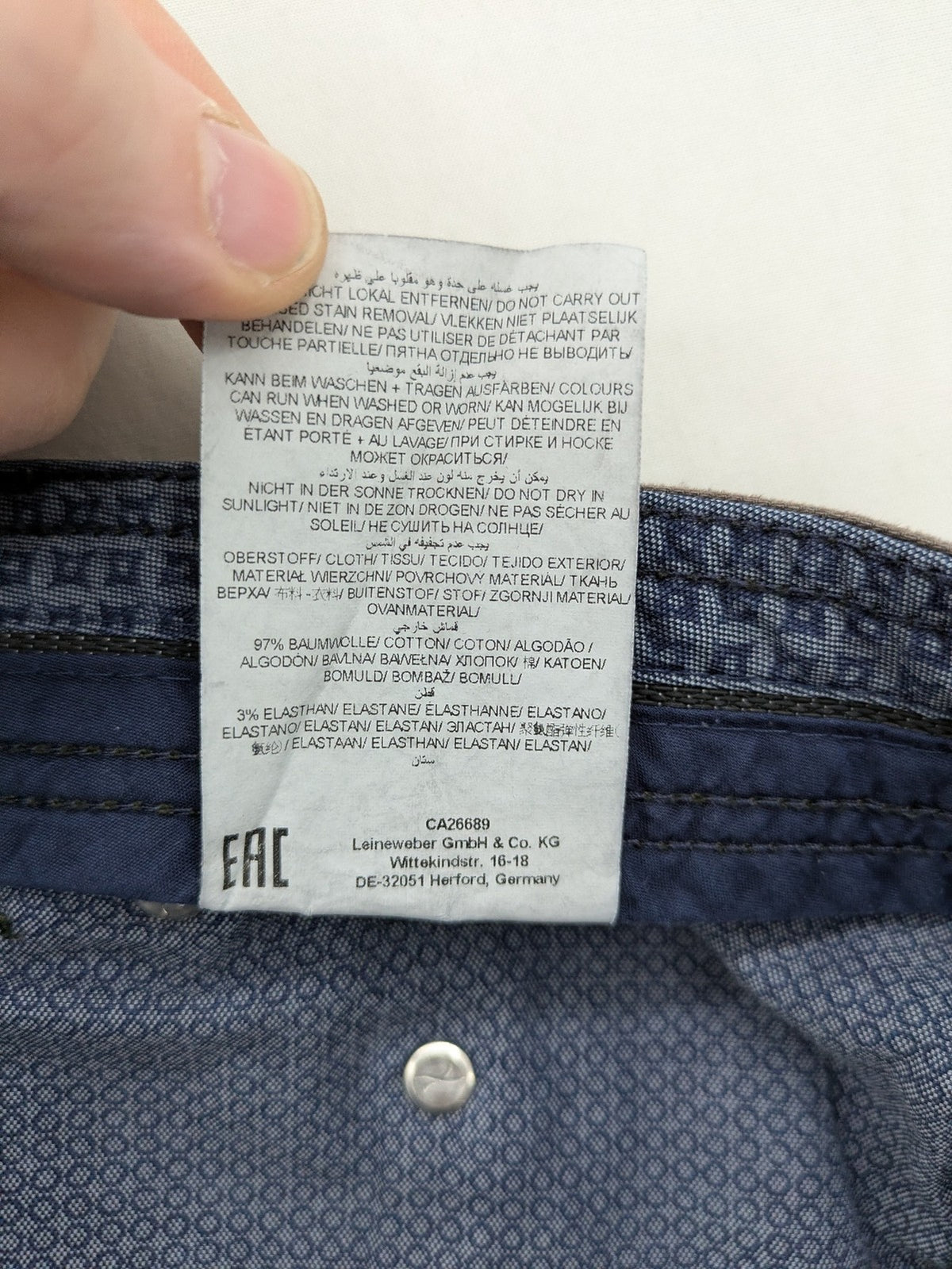 BRAX grey chino pants classic 5-pocket style stretch cotton blend