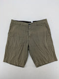H&M Divided khaki chino shorts flat front design with practical pockets.