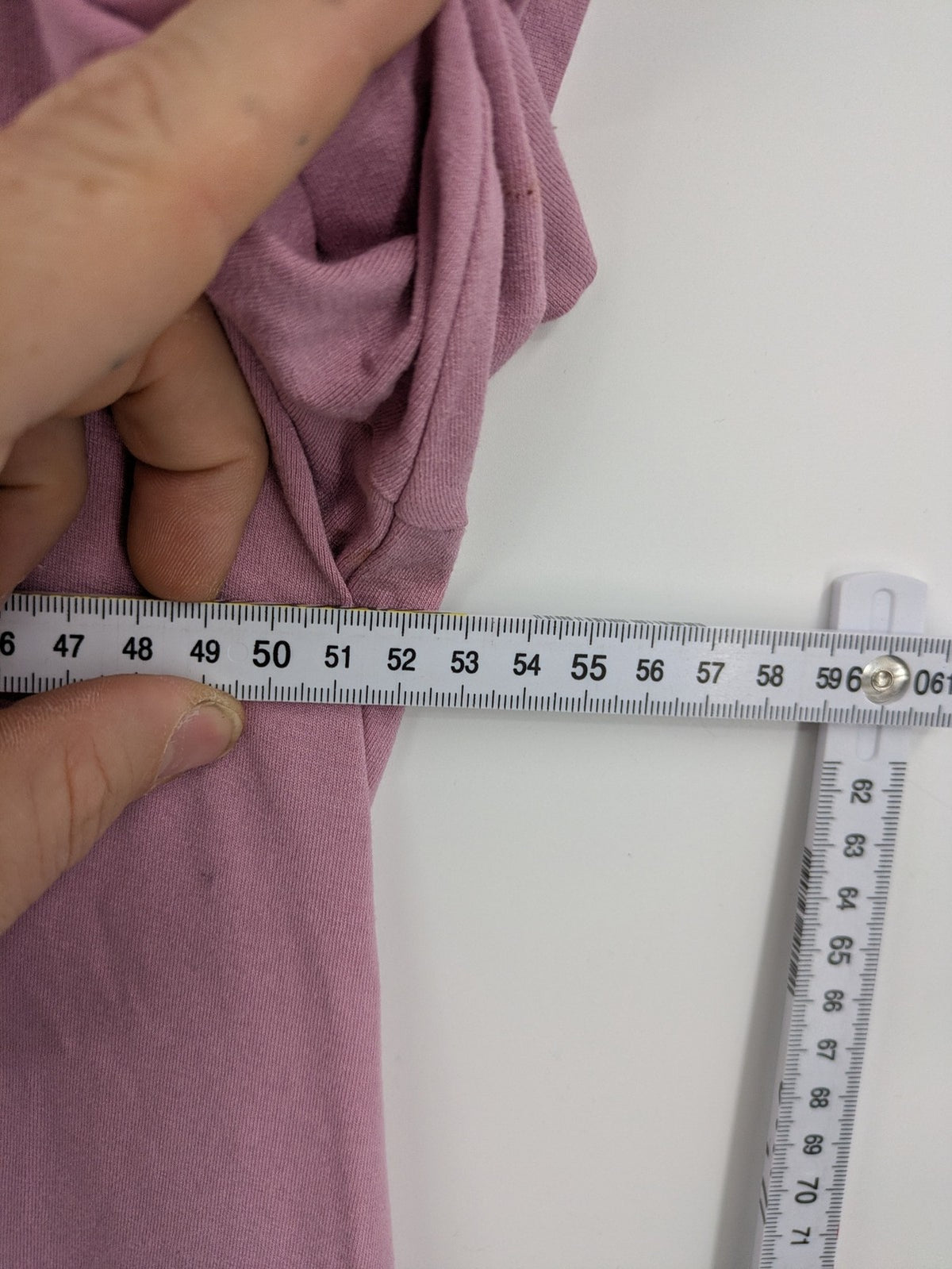 Gerry Weber pink T-shirt dress with V-neck and side pockets in soft viscose blend.