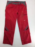 Planam hunting tactical pants red grey elastic waistband multiple utility pockets
