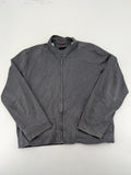 4YOU grey jacket size XXL cotton with stand-up collar and zipper closure.