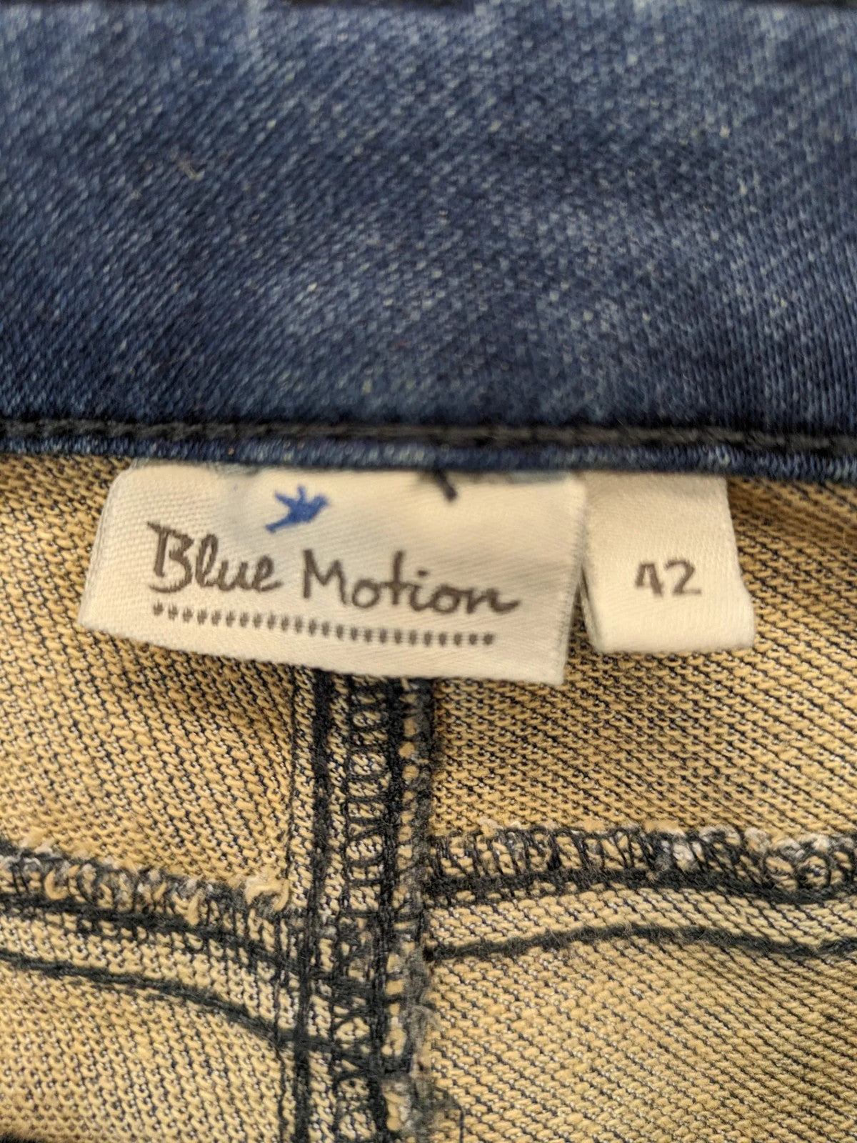Blue Motion blue straight jeans 5-pocket design stretch material size 42