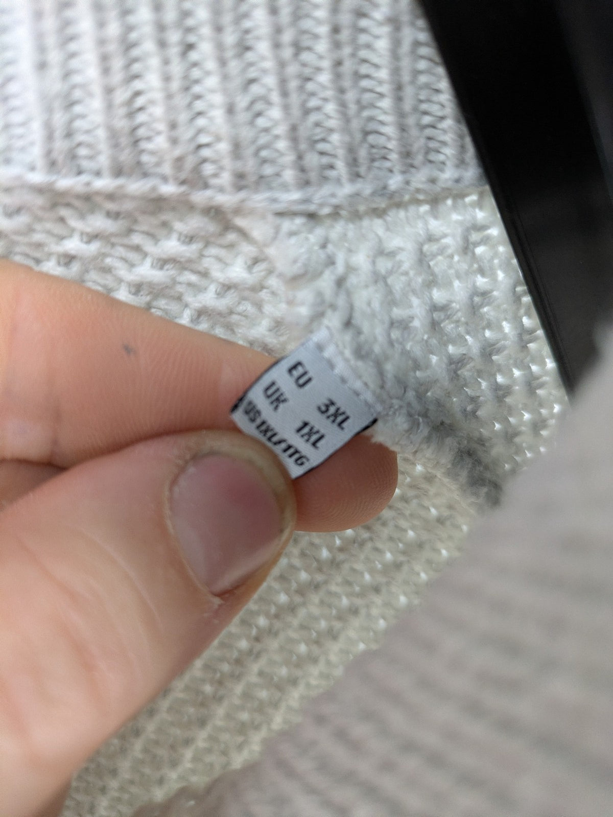 Jack & Jones grey turtle neck jumper with half zip and textured knit design.