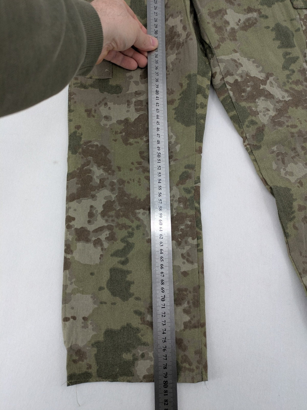 CAMOUFLAGE military uniform multi camouflage pattern with Türkiye patches and Komando embroidery.
