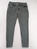 C&A grey skinny jeans with classic 5-pocket design and stretch cotton blend.