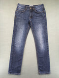 Charles Vögele blue straight jeans with classic 5-pocket style and regular waist.