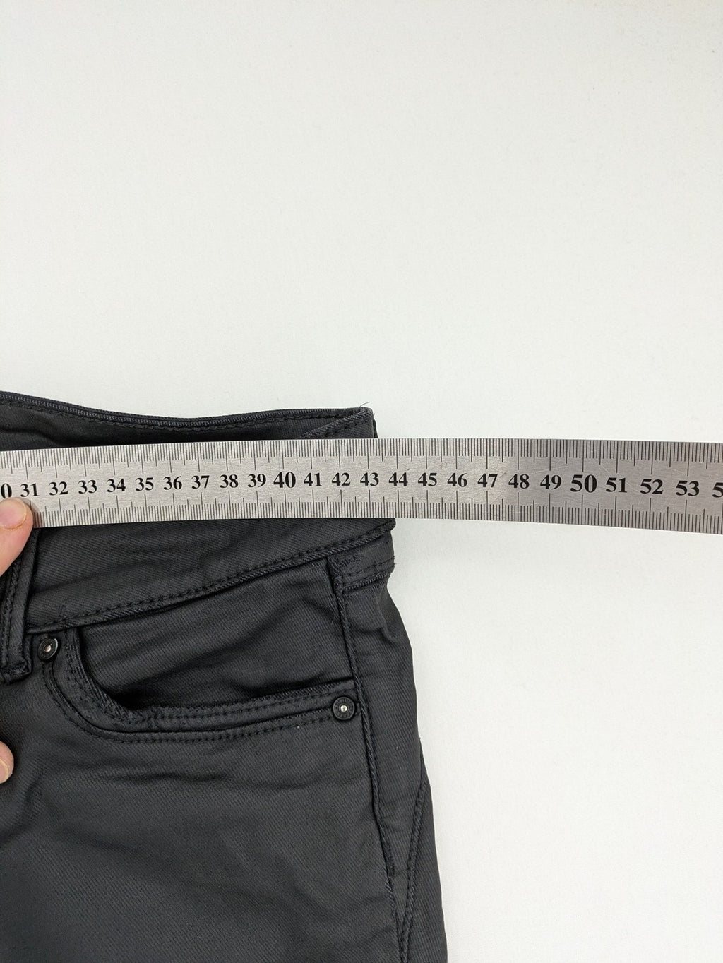 Tom Tailor Denim grey extra skinny jeans with coated finish and classic five-pocket design.