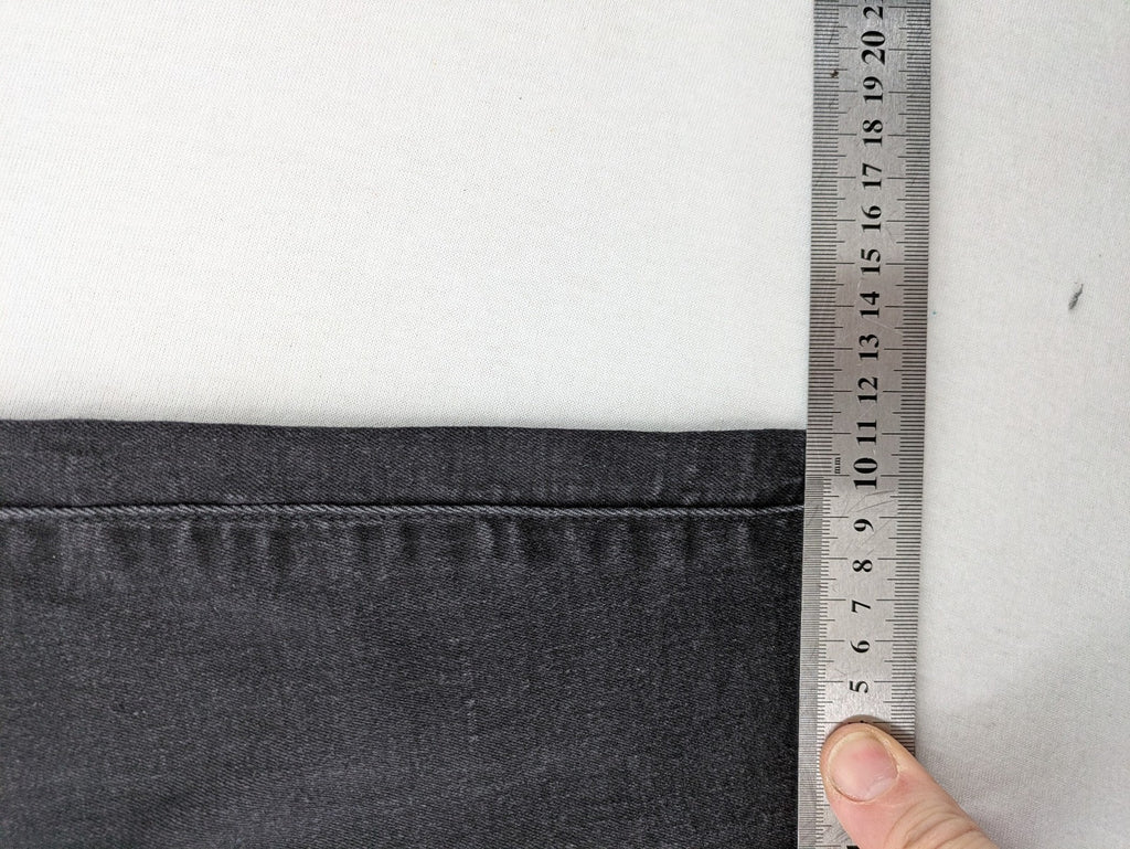 Denim & Co. black skinny jeans high waist stretch denim with washed finish.