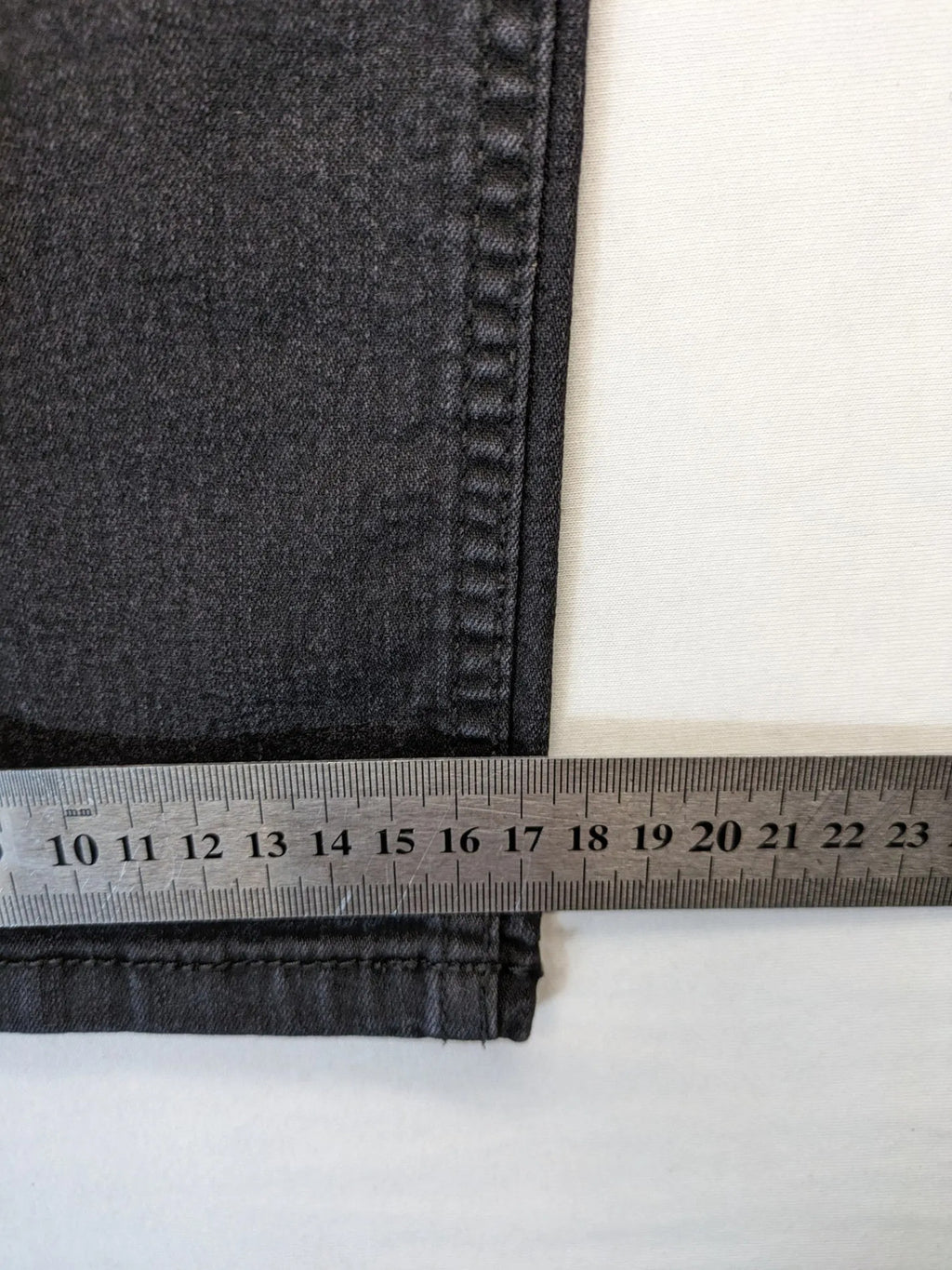 C&A grey straight jeans five-pocket design made from cotton blend with stretch.