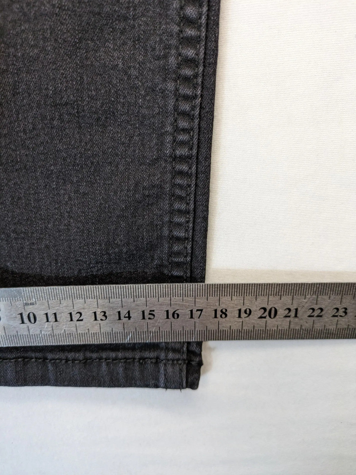 C&A grey straight jeans five-pocket design made from cotton blend with stretch.