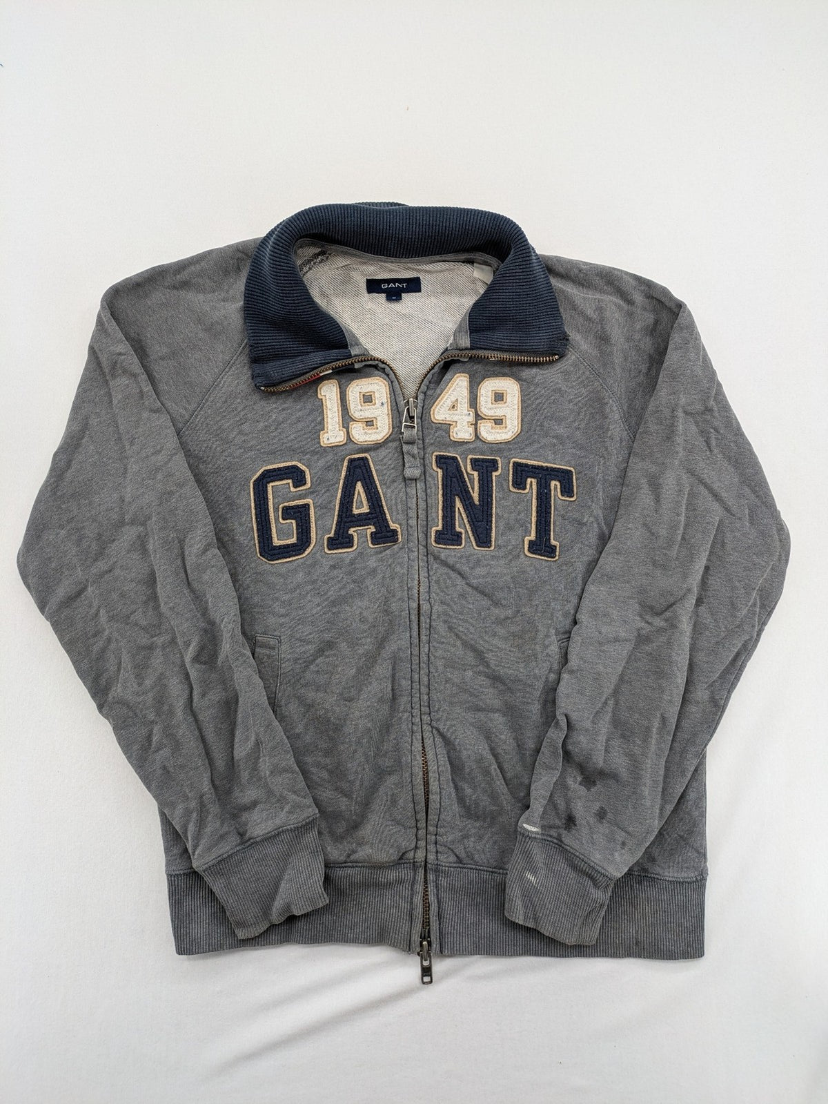 GANT multi turtle neck jumper with large 1949 logo and ribbed collar.