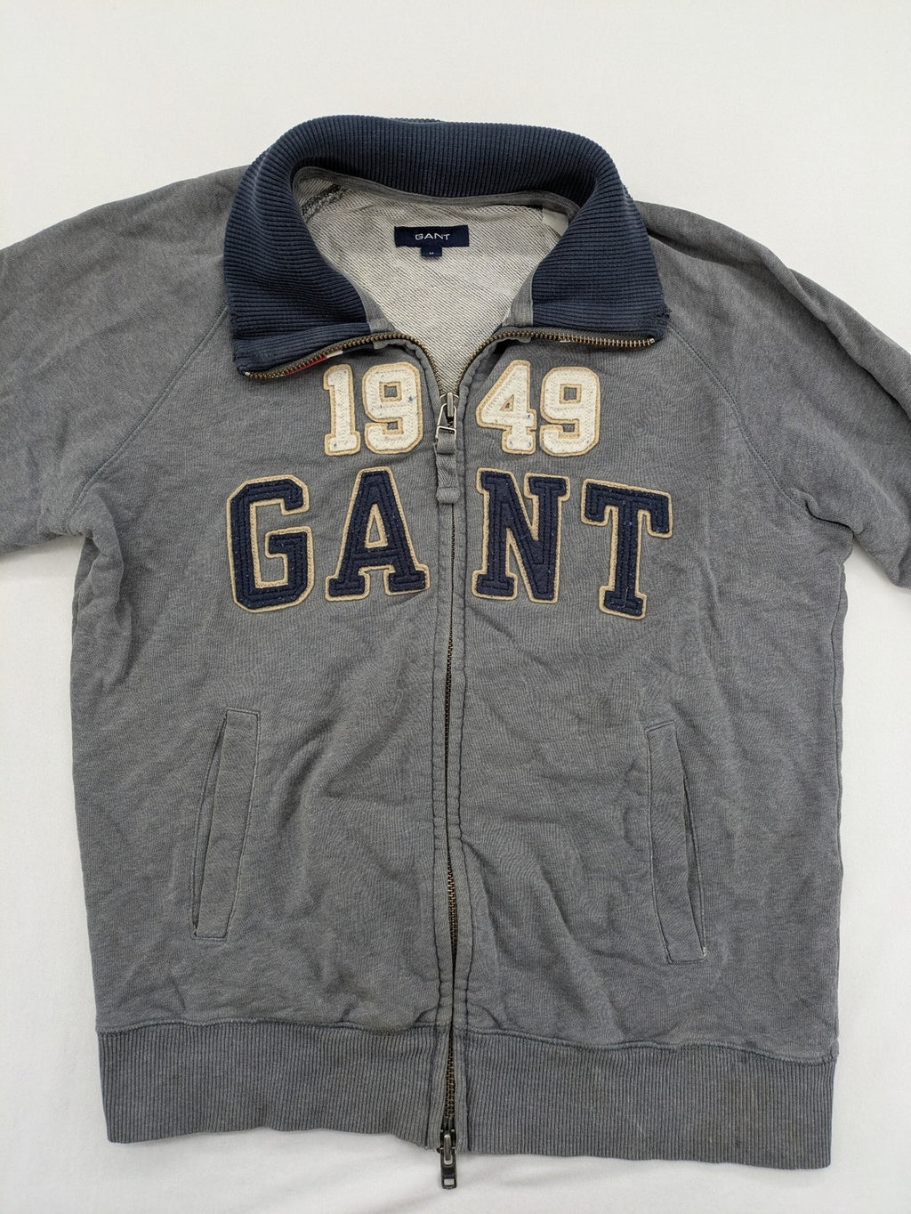 GANT multi turtle neck jumper with large 1949 logo and ribbed collar.