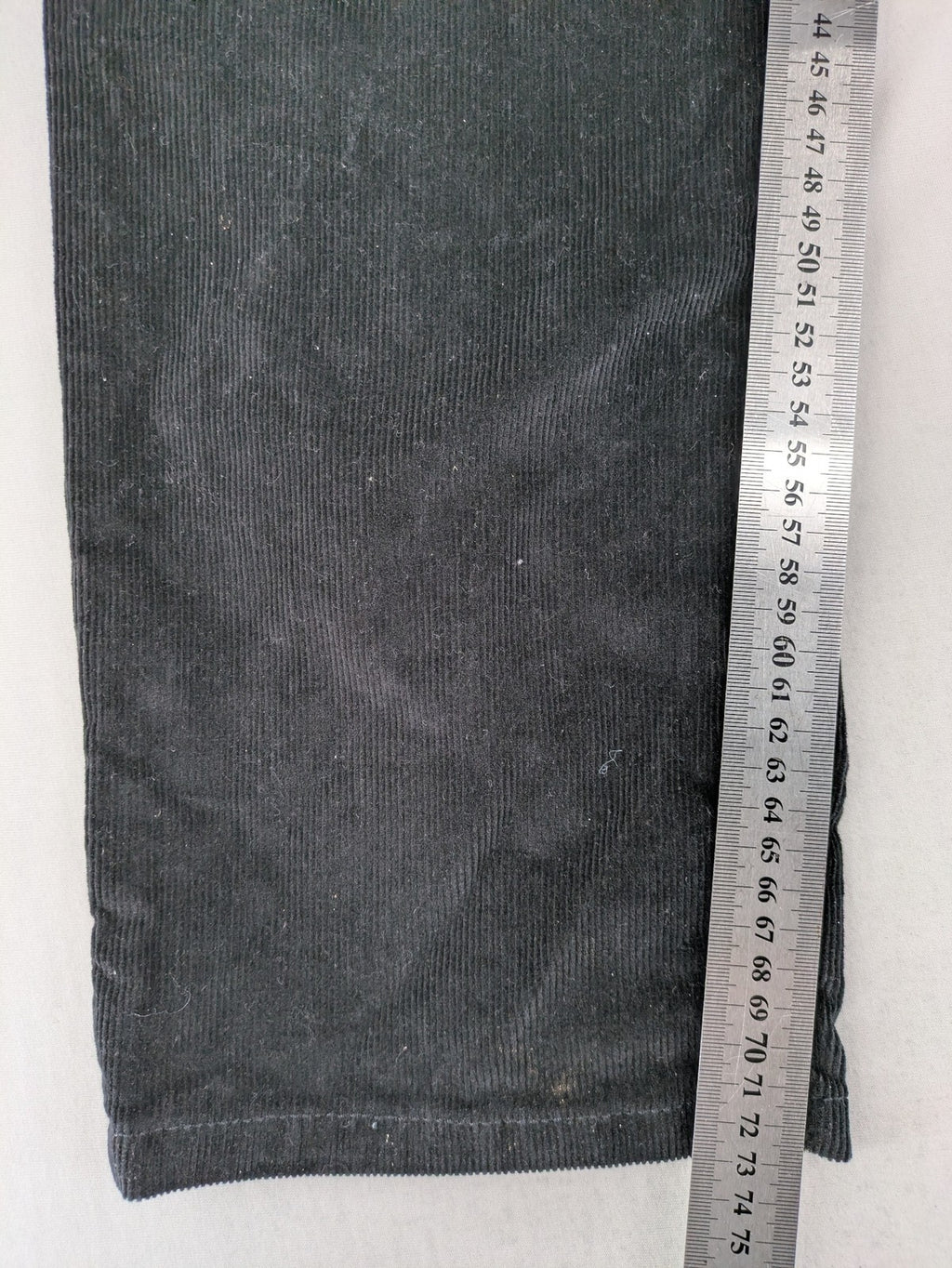 Christian Berg black cord pants straight fit 5-pocket design cotton blend