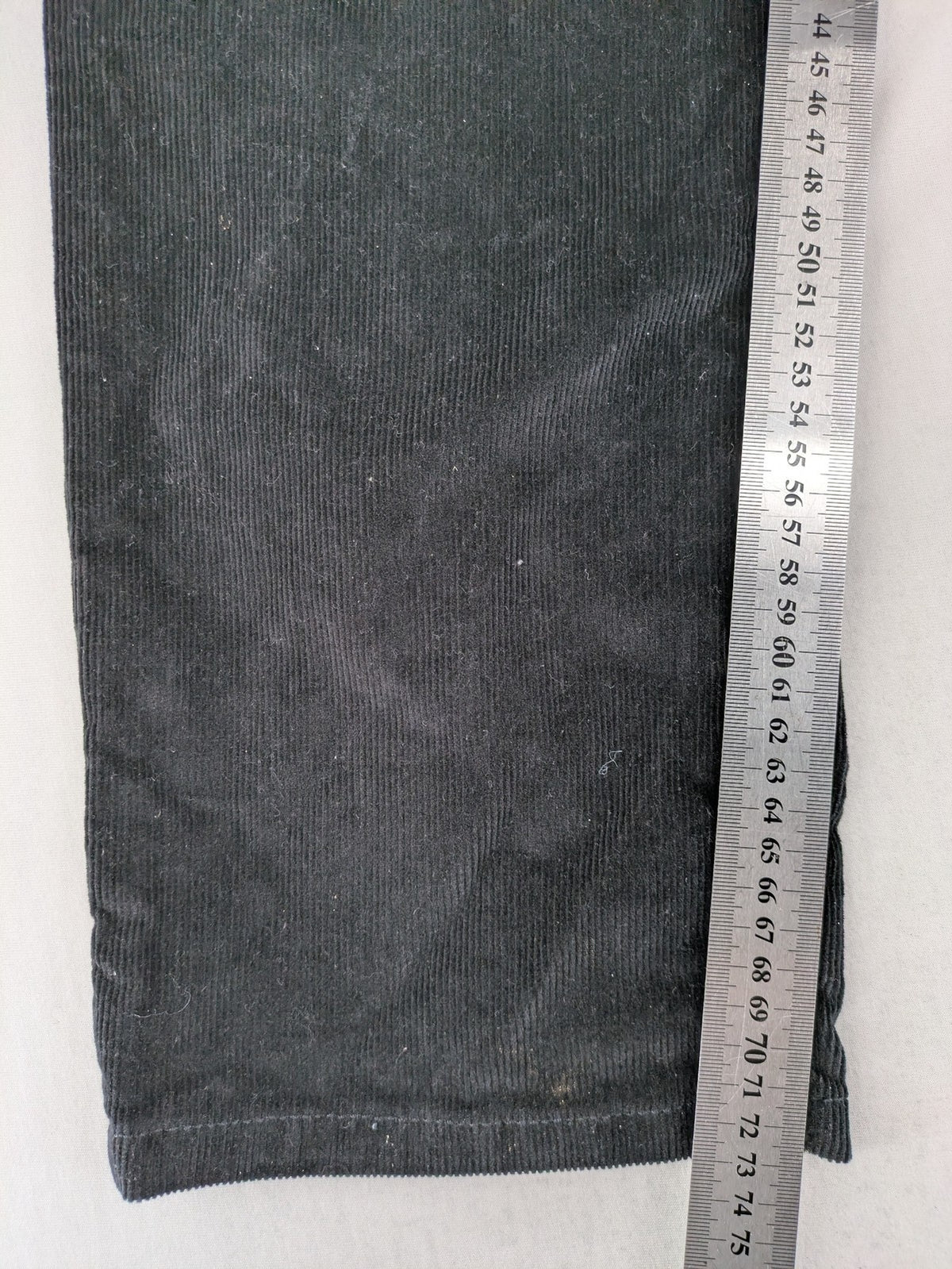 Christian Berg black cord pants straight fit 5-pocket design cotton blend