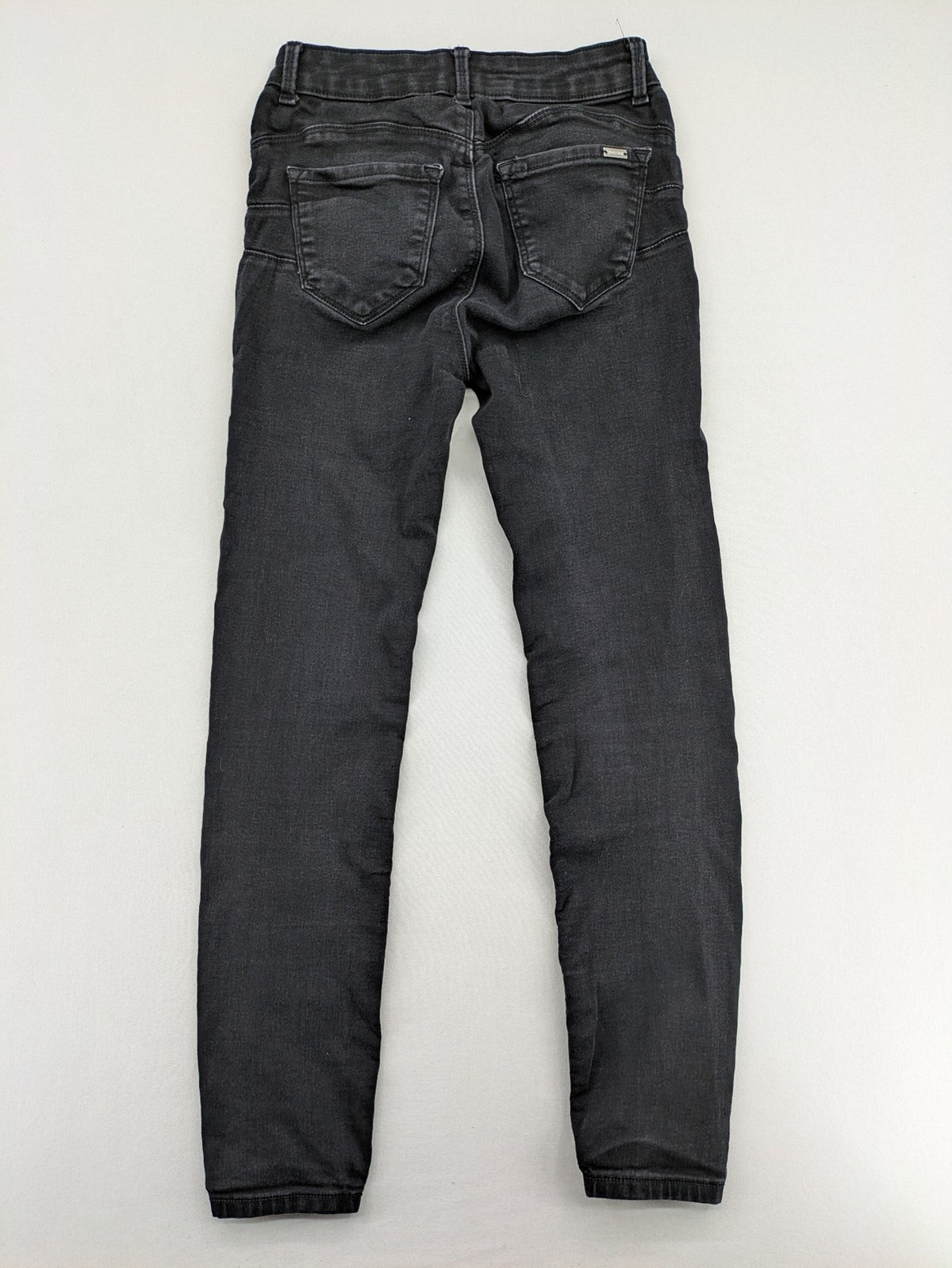 FB Sister skinny push-up jeans black grey faded stretch denim with classic fit.
