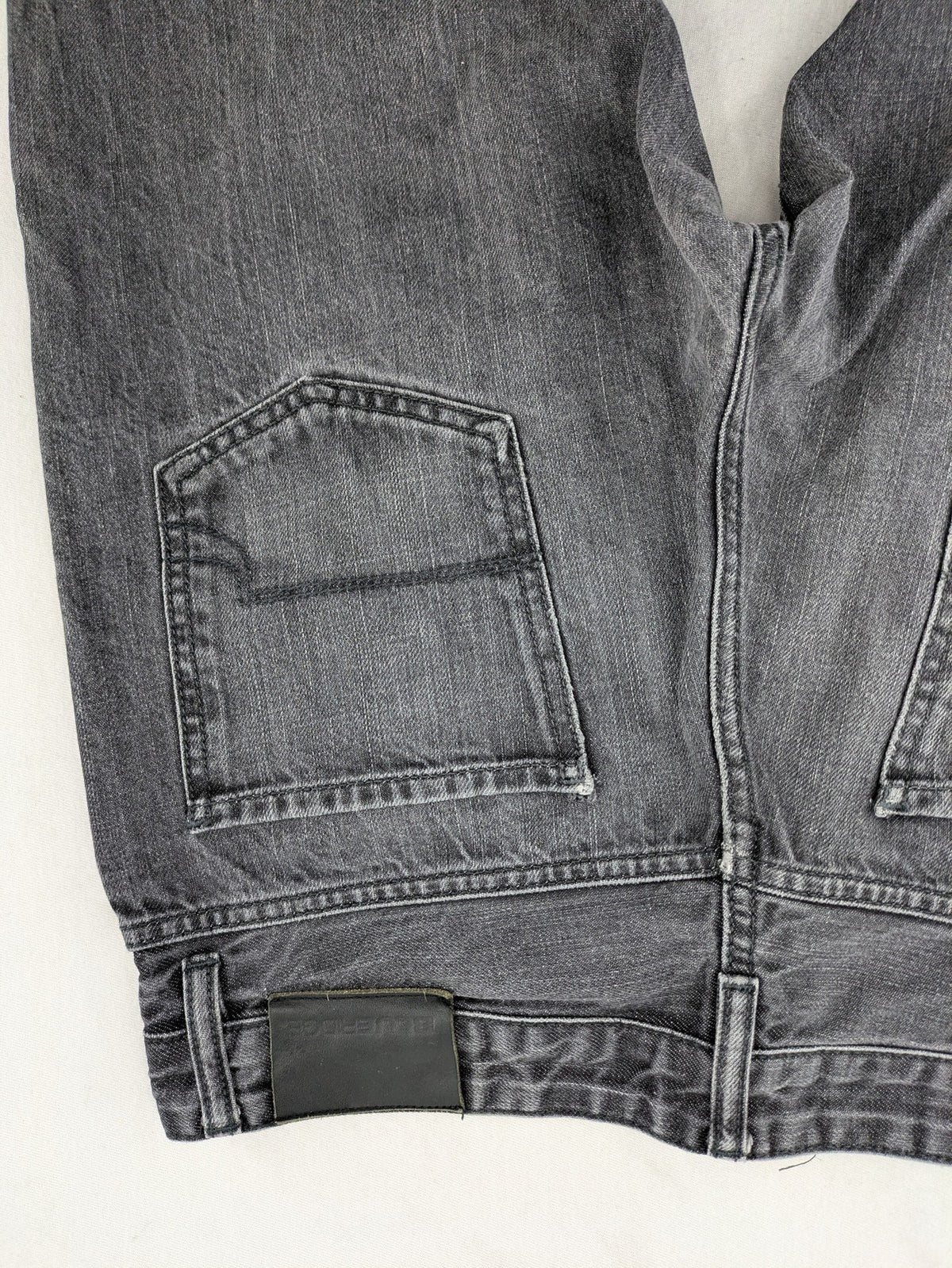 Blueridge grey straight jeans classic 5-pocket design cotton with button closure