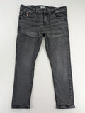LTB blue straight jeans with classic 5-pocket design and low-rise slim fit.