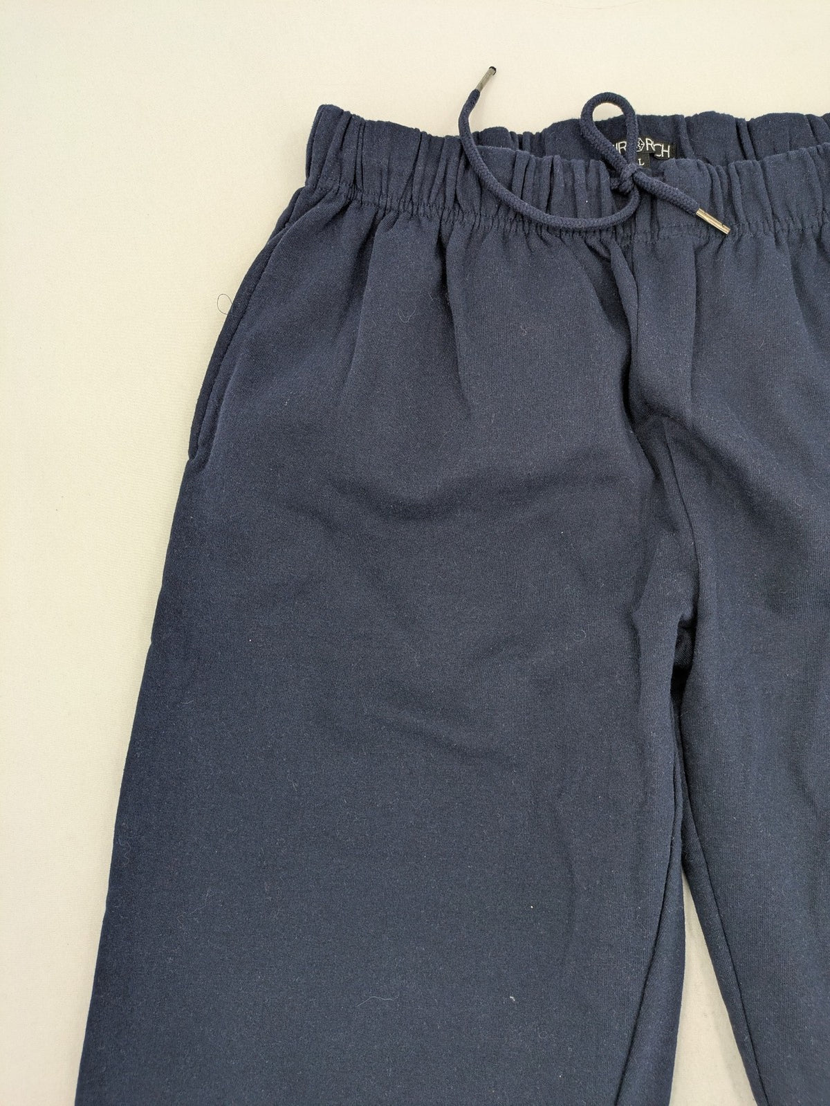 Sir Rch navy joggers elastic waistband adjustable drawstring two side pockets