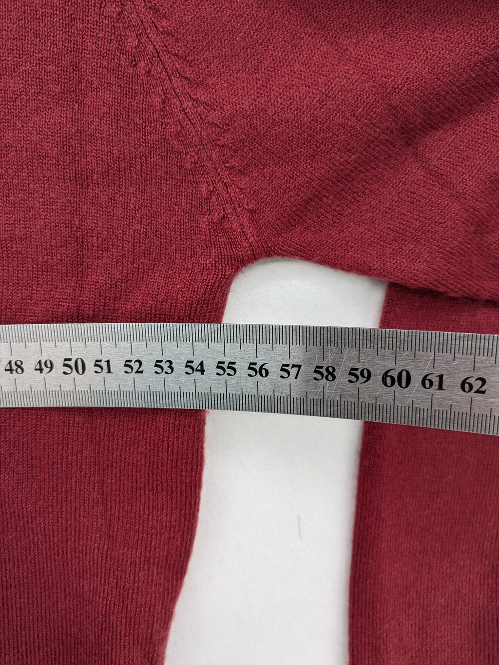 Blue Seven turtle neck jumper burgundy red soft knit round neck design