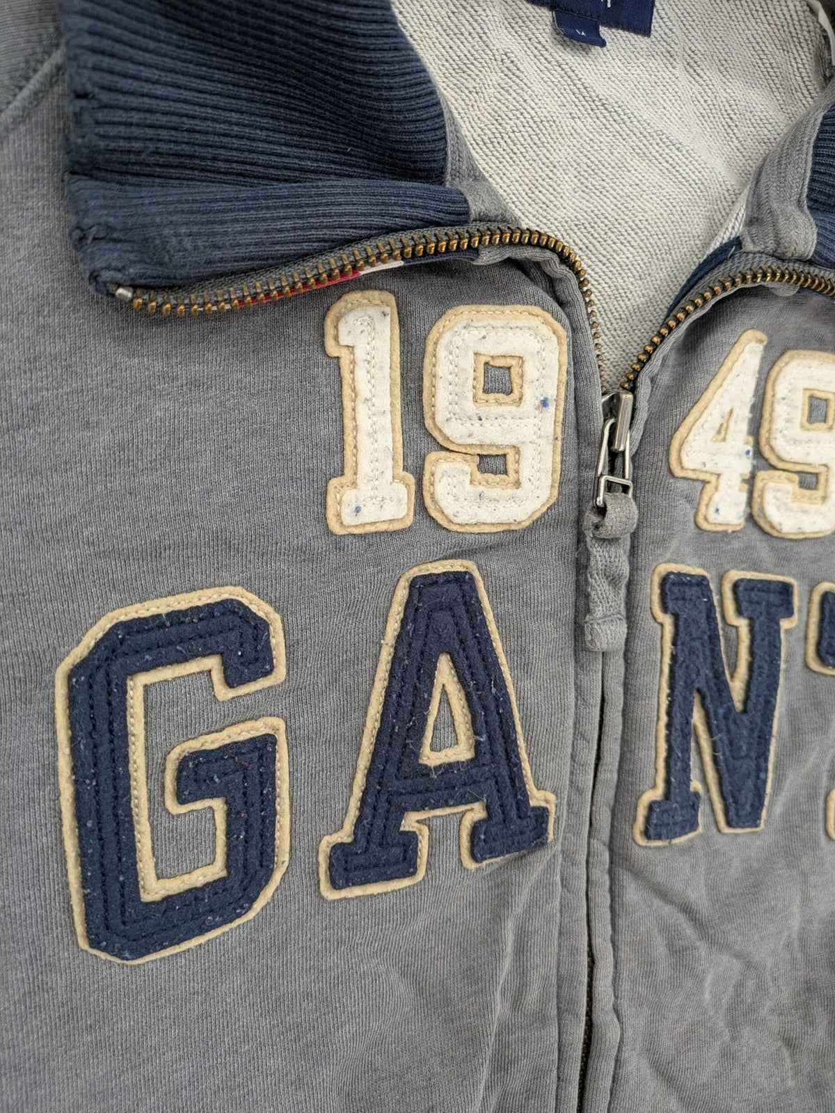GANT multi turtle neck jumper with large 1949 logo and ribbed collar.
