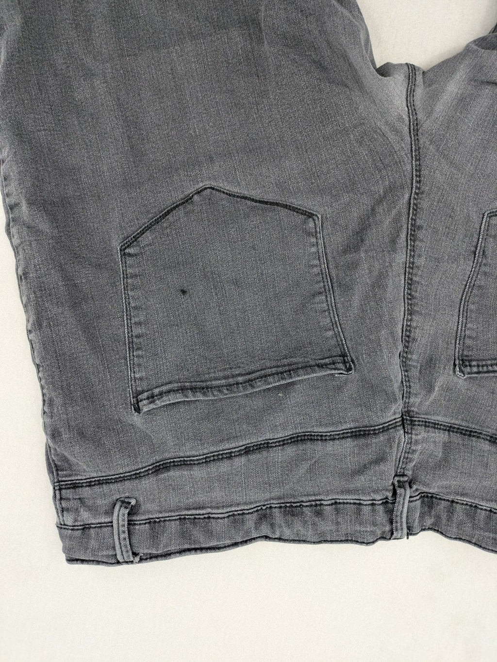 ONLY Carmakoma grey skinny fit jeans with subtle washed look and stretch denim material.