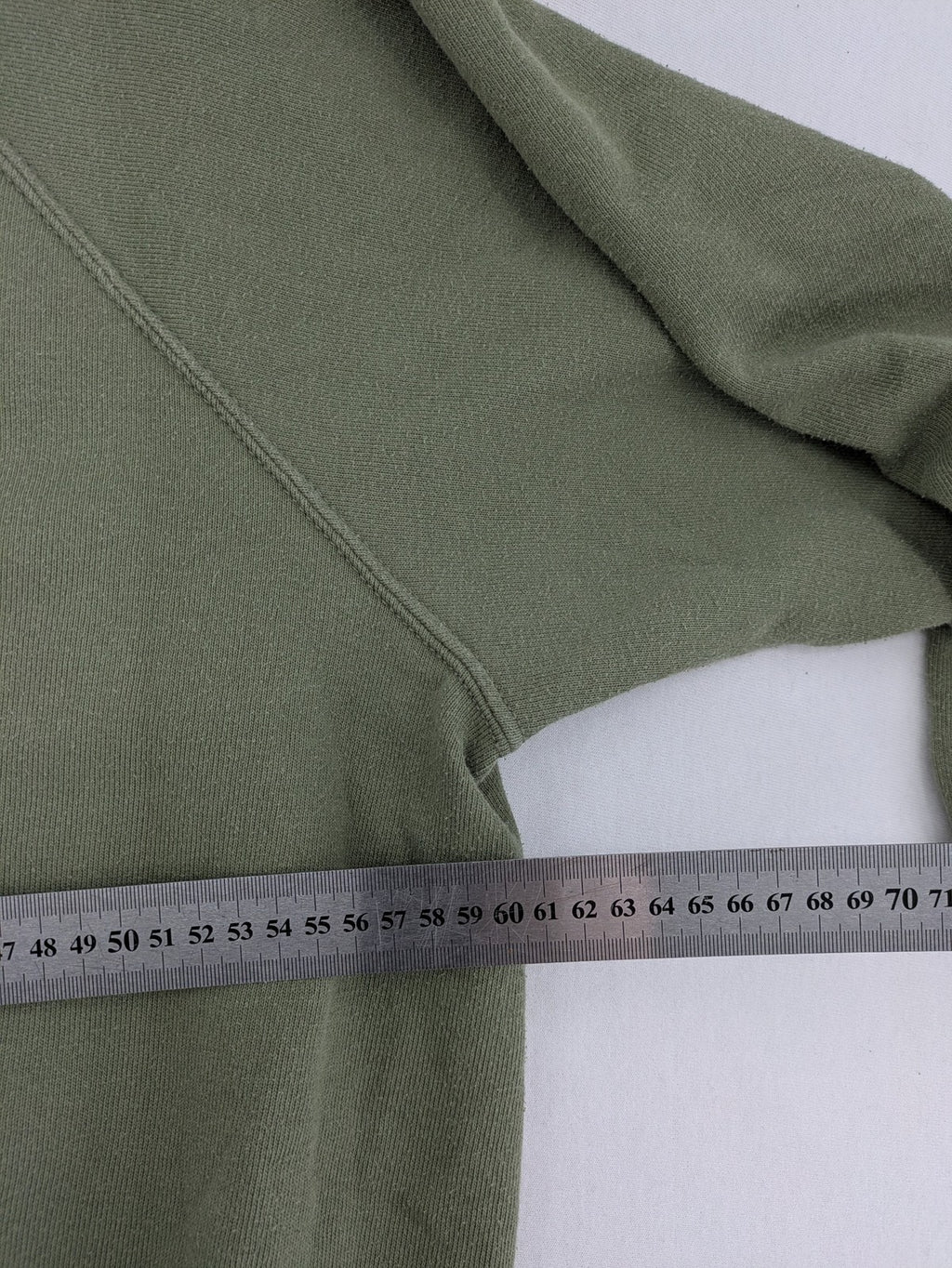 Vintage Deutschland turtle neck jumper khaki with eagle crest and raglan sleeves.