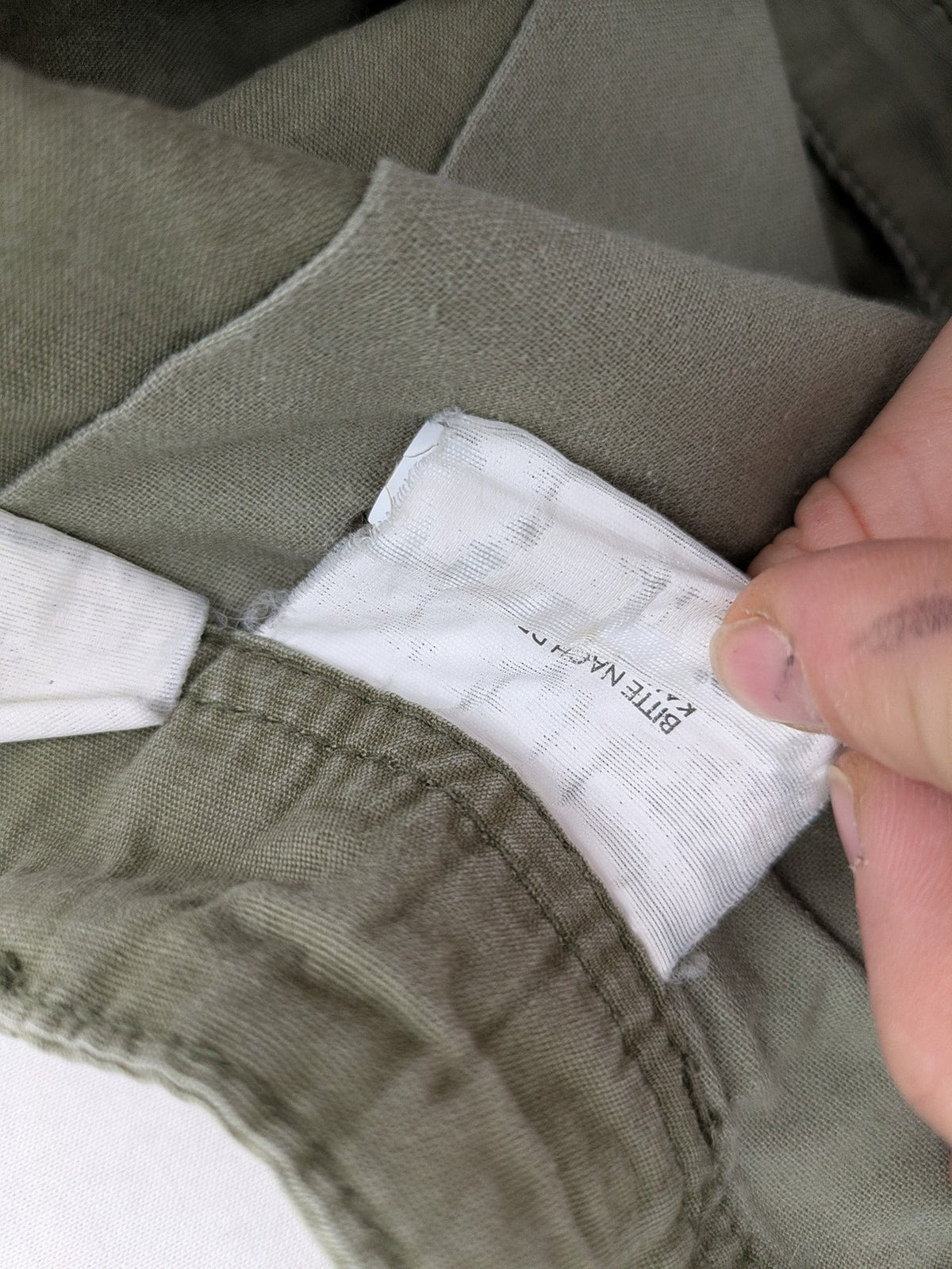 Jan Paulsen khaki chino shorts flat front cotton with classic design and breathable material.