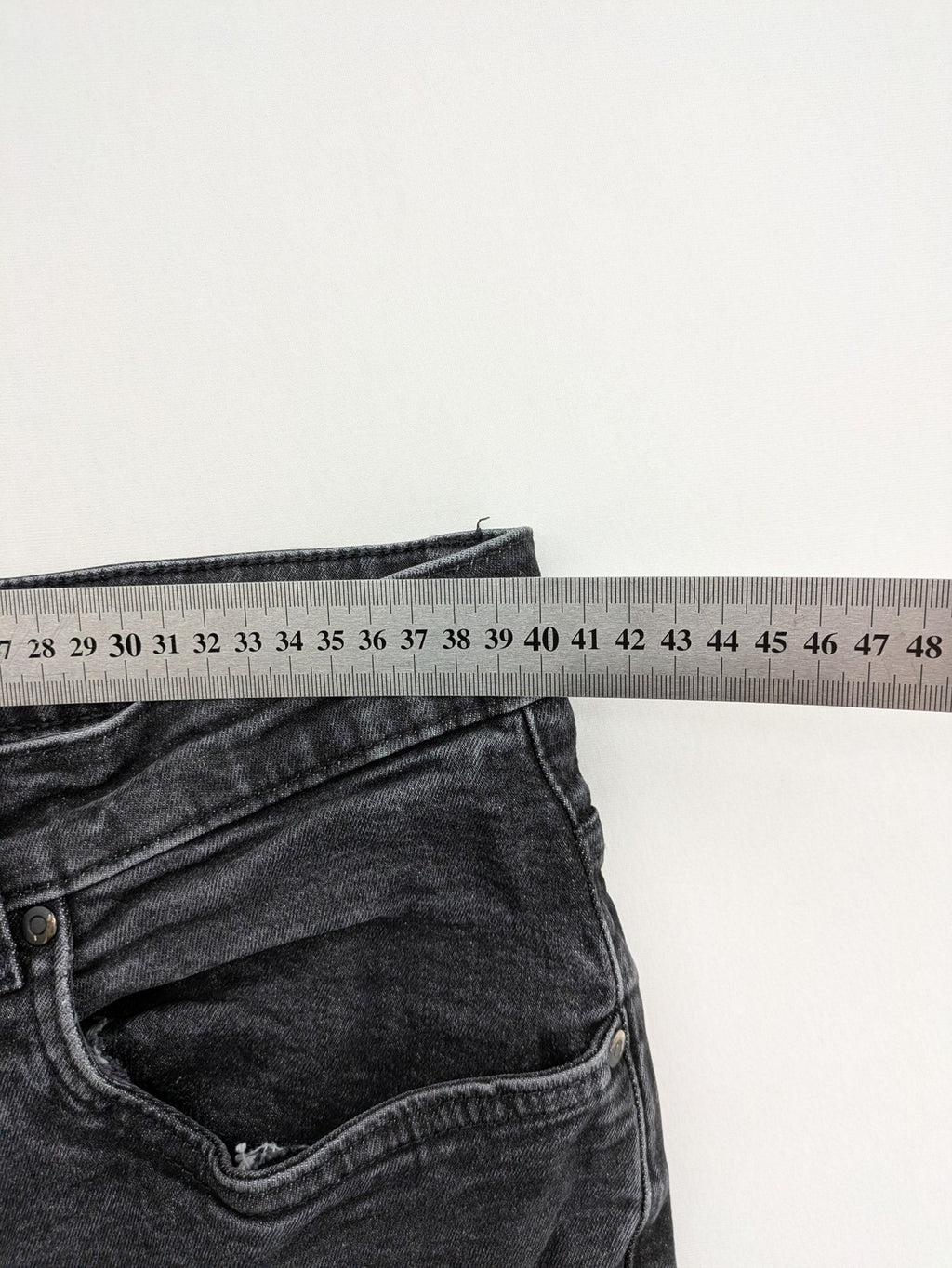 up2 fashion grey slim fit jeans distressed ripped knees cotton blend