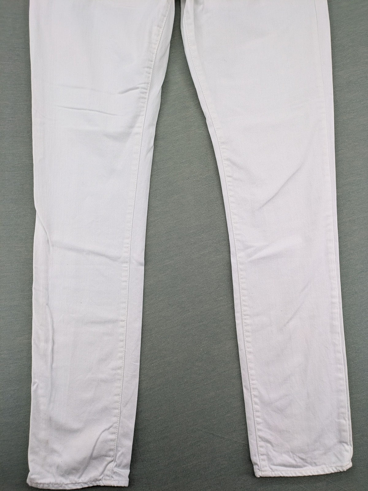 River Island white straight jeans slim fit 100% cotton denim modern design
