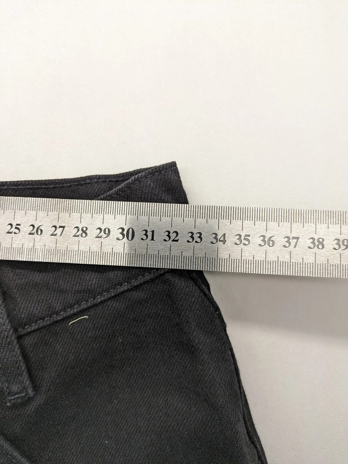 H.I.S black mom jeans high waist tapered fit 90s vintage style 100% cotton
