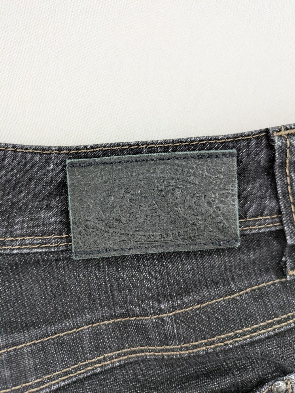 Gracia straight jeans dark grey five-pocket design stretch denim comfort fit