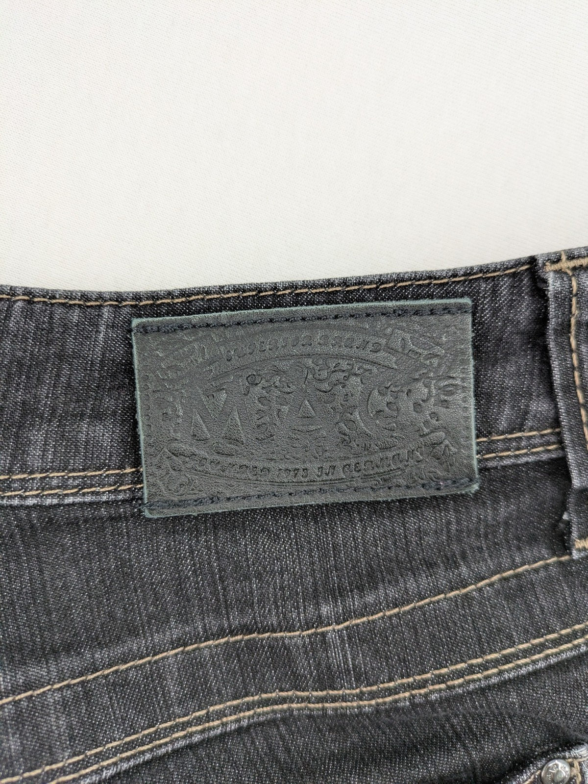 Gracia straight jeans dark grey five-pocket design stretch denim comfort fit