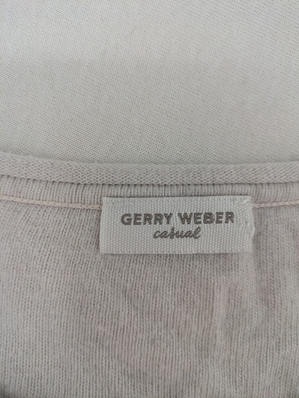 Gerry Weber turtle neck jumper multi-coloured striped pattern soft cashmere blend