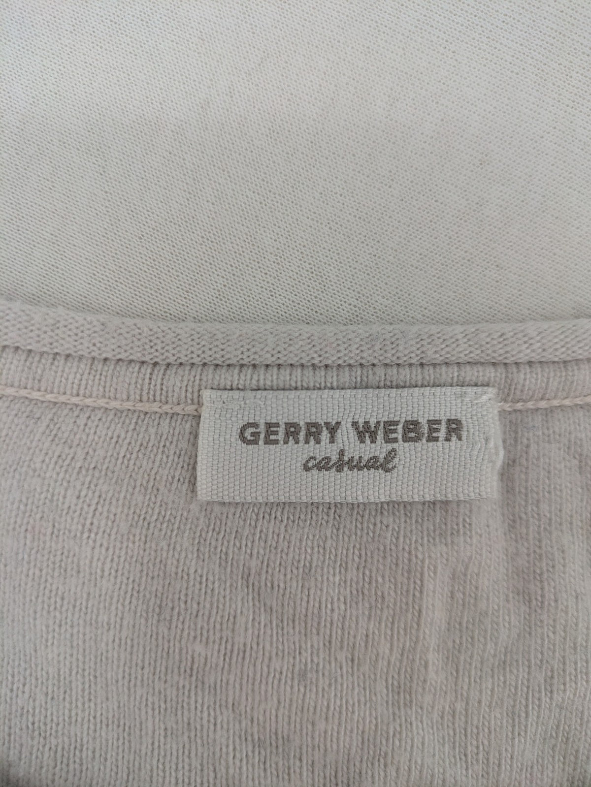 Gerry Weber turtle neck jumper multi-coloured striped pattern soft cashmere blend