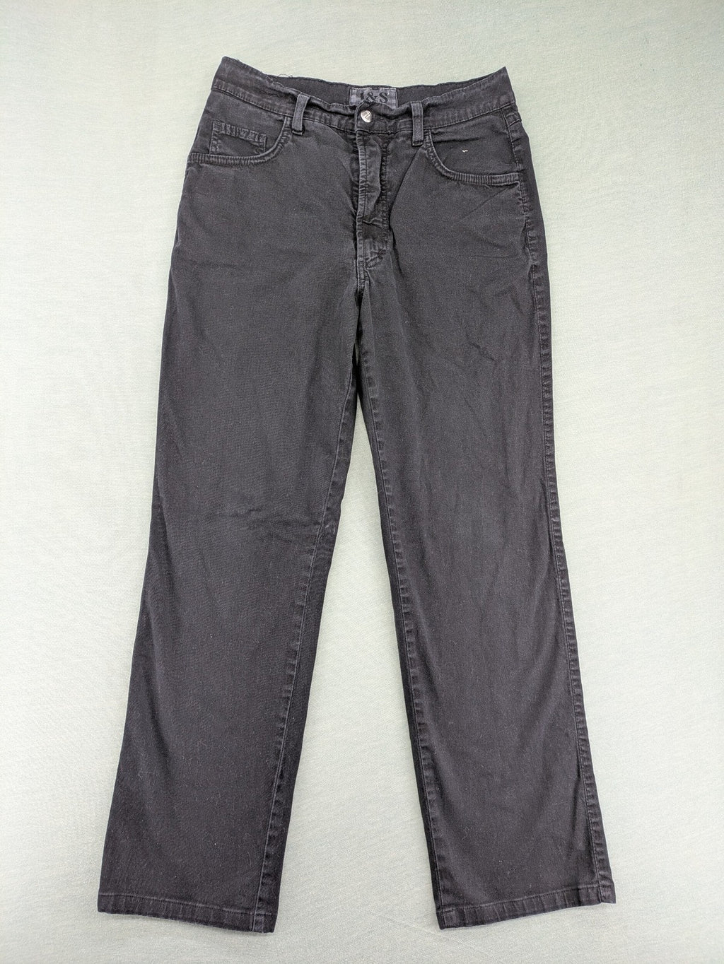 Jack & Sons grey straight jeans with classic 5-pocket design and cotton-elastane blend.