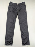 Sisley grey chino pants straight fit button fly classic style cotton material