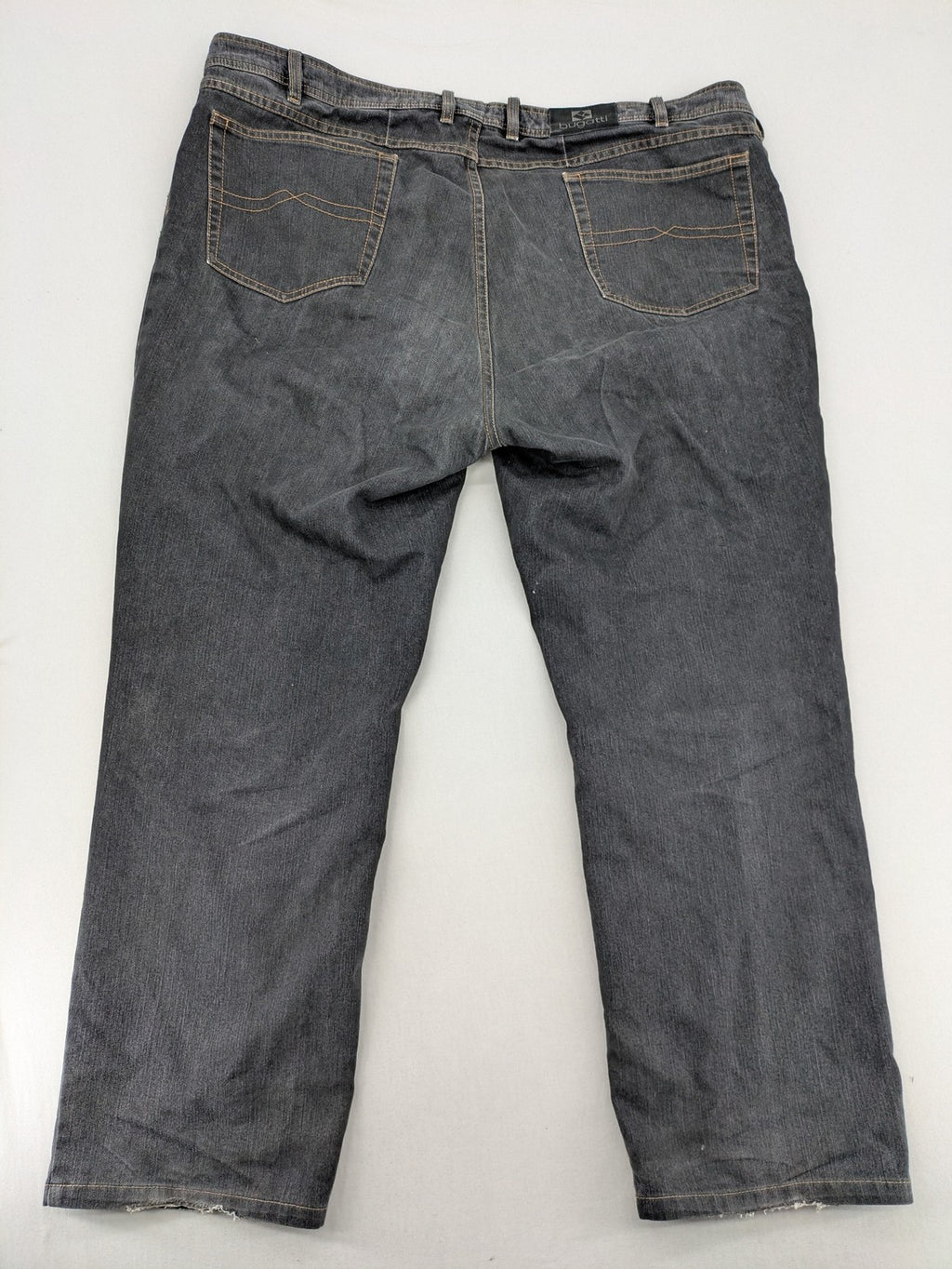 Bugatti straight jeans blue grey 5-pocket design with stretch denim material
