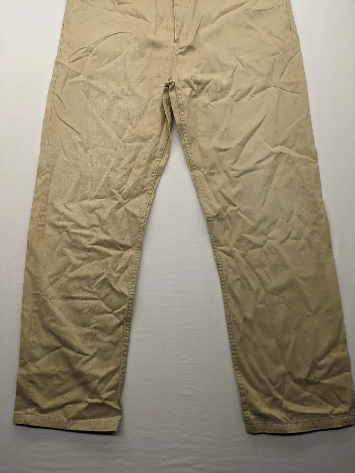 Go West beige straight jeans 5-pocket style durable cotton material