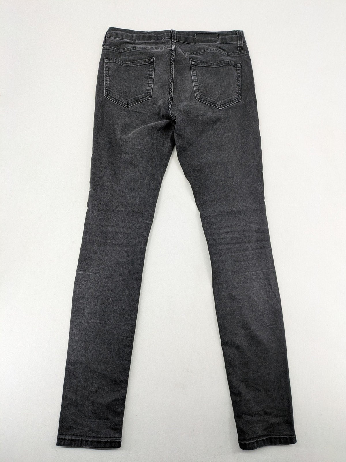 zero straight jeans black grey washed look classic 5-pocket design stretchy material