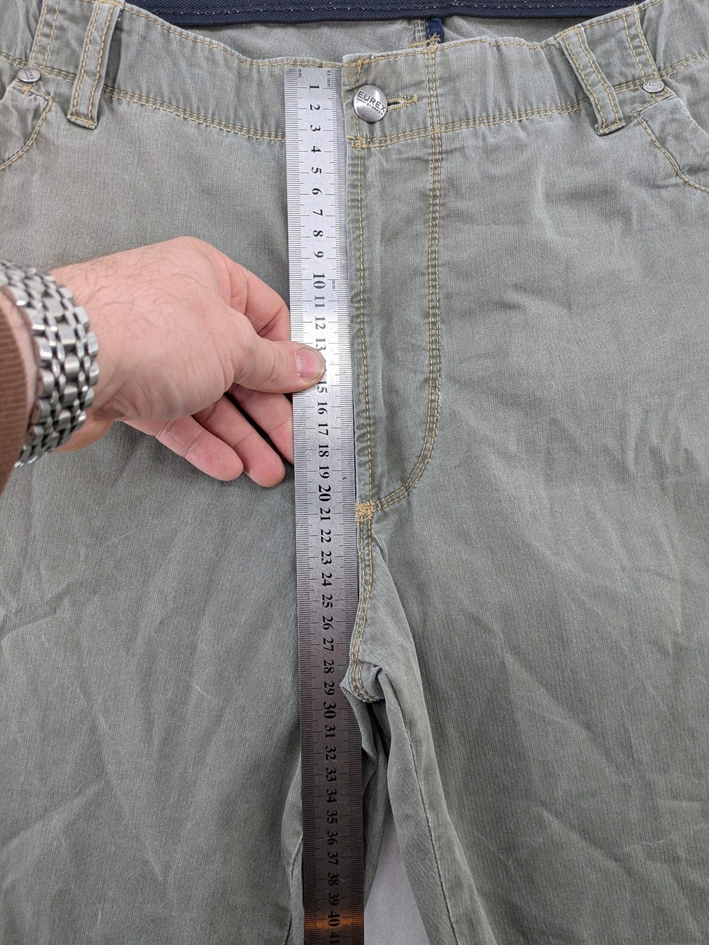 Eurex by Brax grey chinos, classic fit, made from cotton-stretch blend.