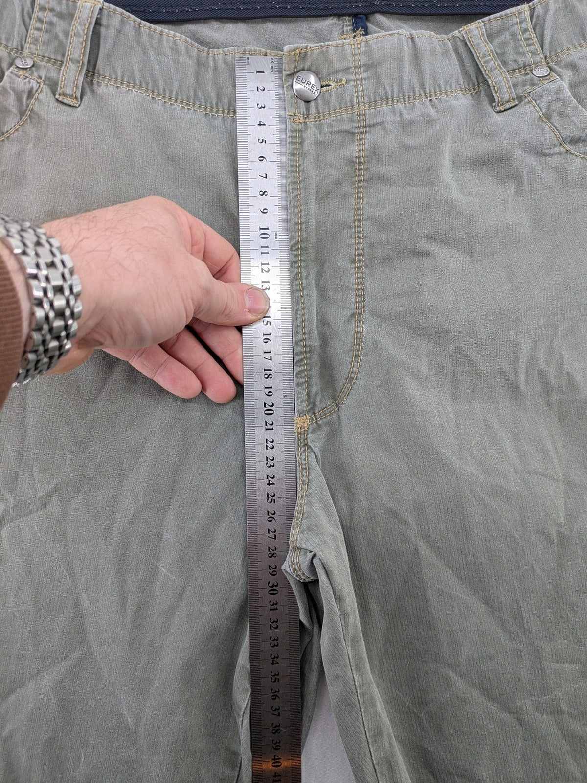 Eurex by Brax grey chinos, classic fit, made from cotton-stretch blend.