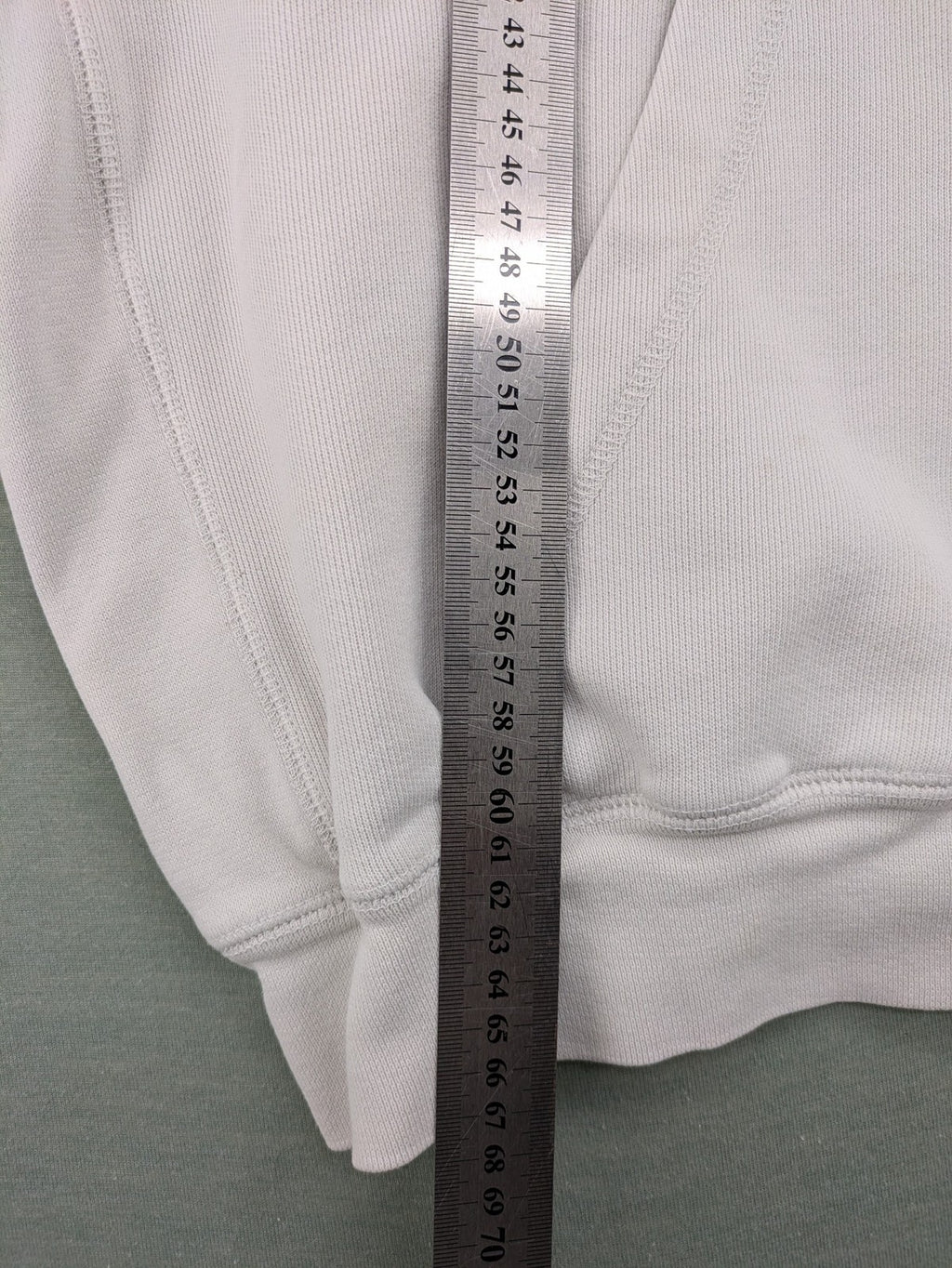 Gold's Gym grey hoodie with embroidered "Since 1965" logo and kangaroo pocket.