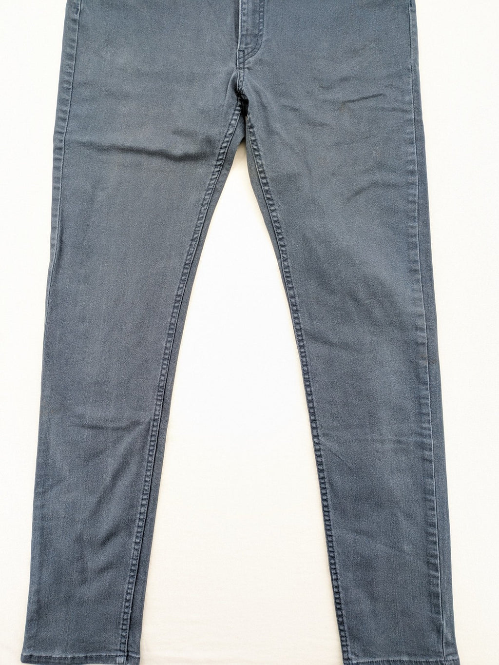 H&M skinny fit jeans blue classic 5-pocket design stretch denim material