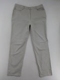 Vunic beige chinos with straight leg, 5-pocket design, and classic front zipper closure.