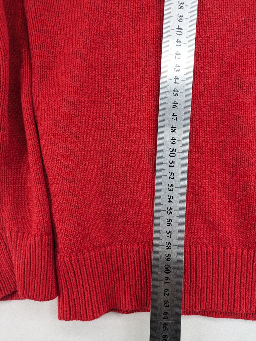 Up Fashion multi turtle neck jumper red with large knitted reindeer face design