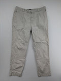 ALBERTO beige pants tapered fit classic pleats colorful inner waistband Superfine Gabardine material