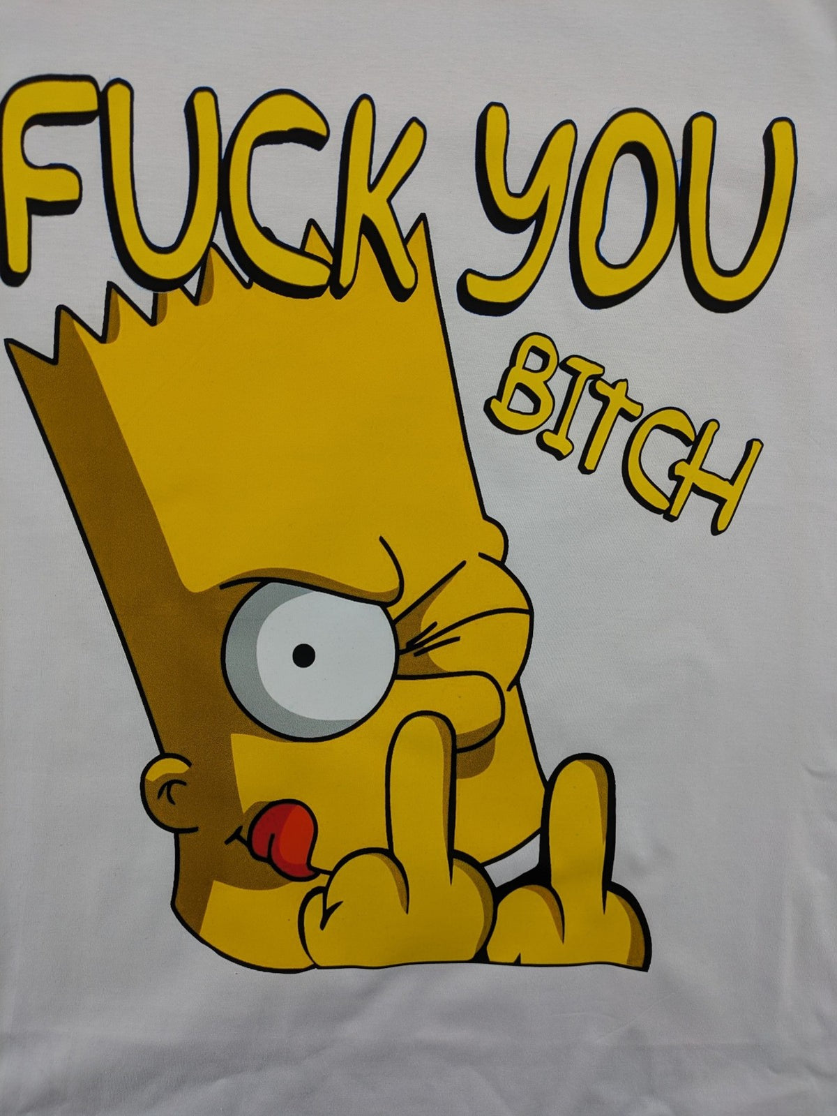 The Simpsons graphic t-shirt multi-colour Bart Simpson print 100% cotton size L